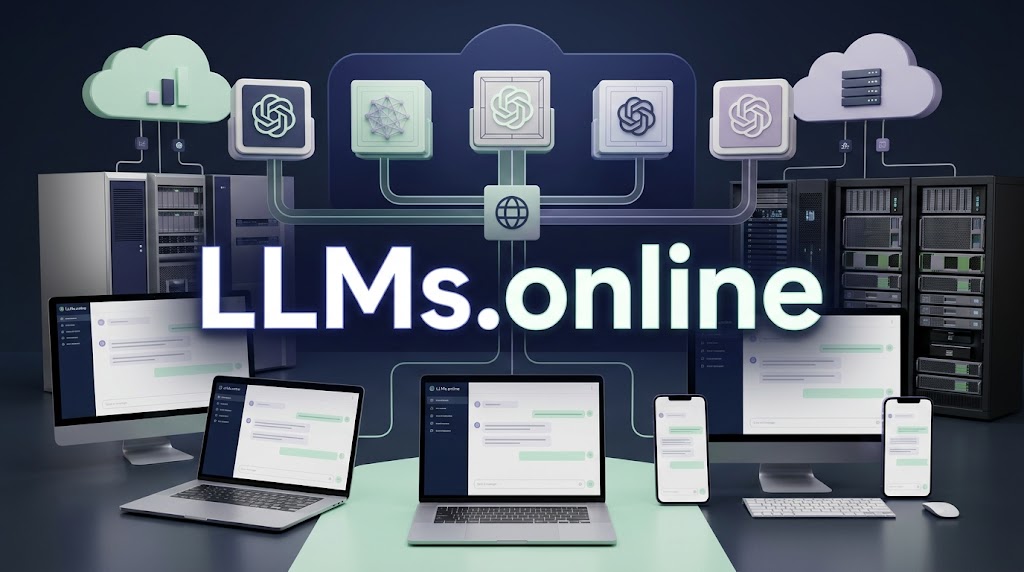 LLMs.online Institutional Brand Design